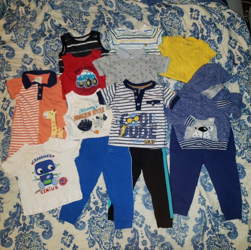 Baby boy cloths bundle